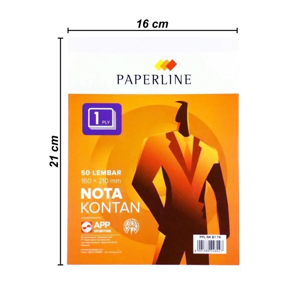 

Buku Nota Kontan Besar Paperline Rangkap 1/2/3 Nota Excelindo
