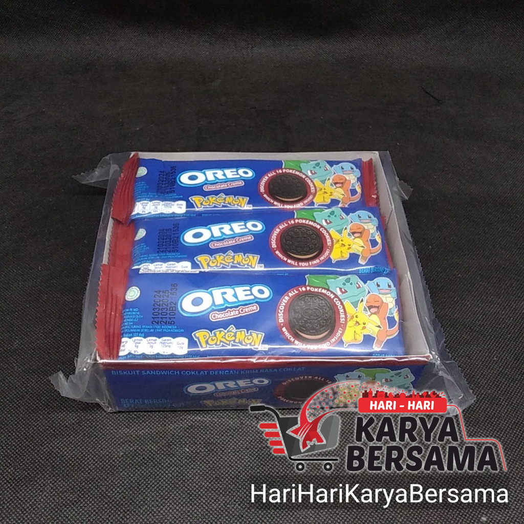 

MAKANAN RINGAN BISKUIT OREO CHOCOLATE CREME BOX 12'S X 27.6GR