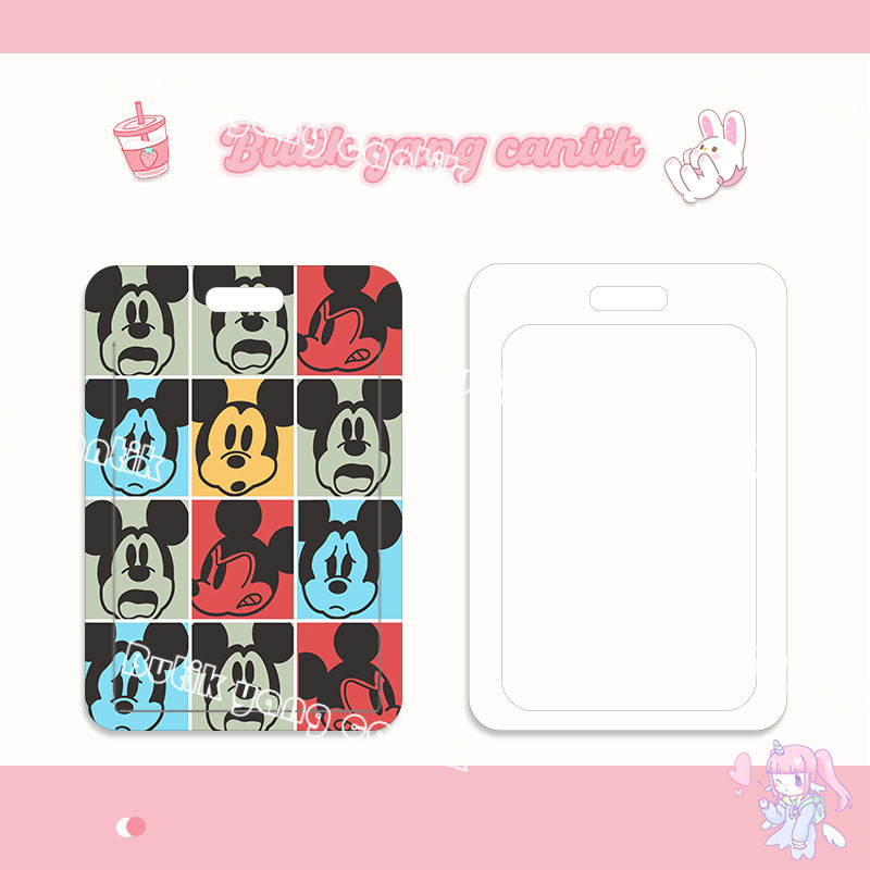 

ID CARD HOLDER,Tempat Kartu Mickey Lucu, Dapat Digunakan untuk Kantor/Sekolah, Kartu Pelajar/Kartu Transportasi, Kartu Akses, KTP, Flazz, Kartu Kredit Elektronik dan Uang Elektronik.