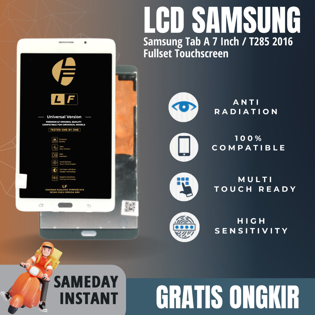 LF - LCD Samsung Tab A 7 Inch / T285 2016 Fullset Touchscreen