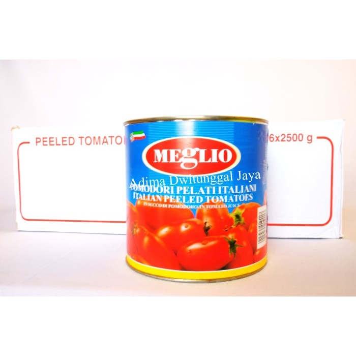 

Tomat Itali / Tomato Whole Peeled Meglio 6x2,55 Kg - Karton