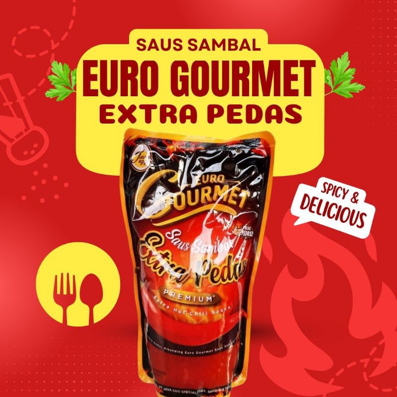 

Euro Gourmet Saus Sambal Extra Pedas 1 Kg
