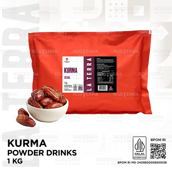 

Powder Premium Kurma Drink Bubuk Minuman Rasa Buah Kurma 1kg La Terra