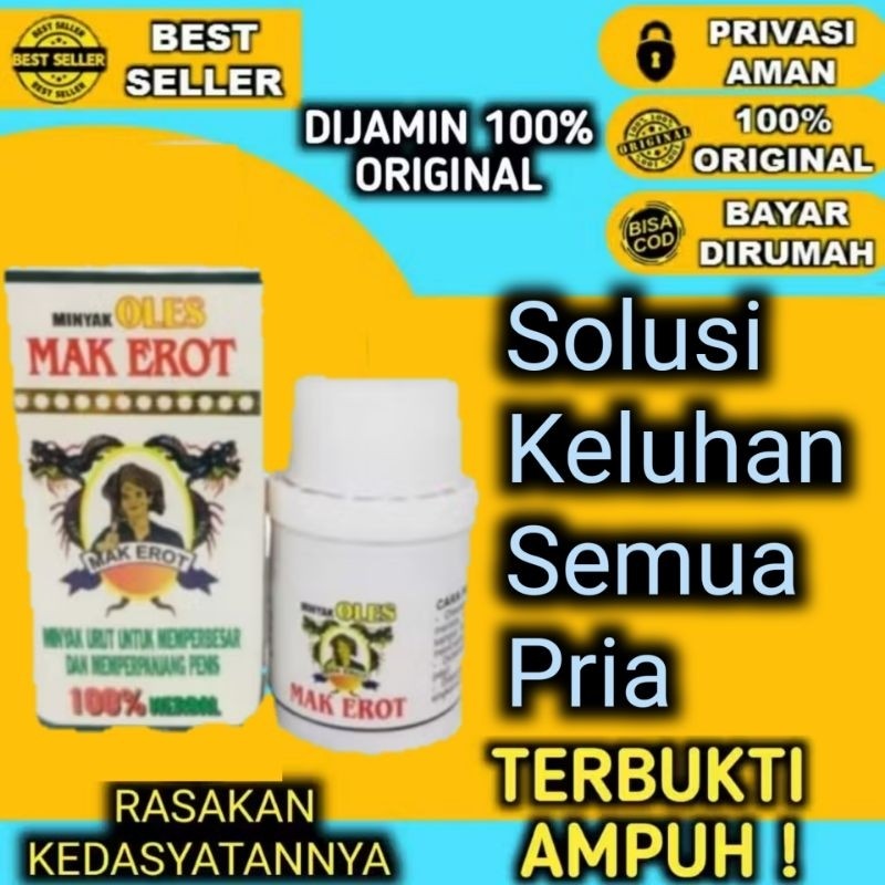 (COD) MAK EROT Obat Oles Kuat Pria Minyak Tahan Lama Cowok