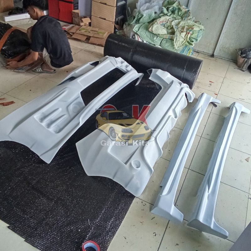 BODYKIT JAZZ Ge8 2008 Sampai 2014 s rs Adaptasi MUGEN RS Plus Aksesoris Lampu Eksterior Duraflex