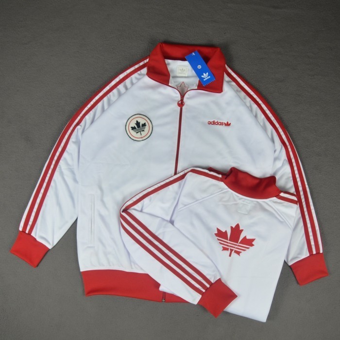 WOLDANSHOP Jaket Tracktop Adidas Canada FULL BORDIR Premium Quality / Jaket Adidas Tractop Casual Pr