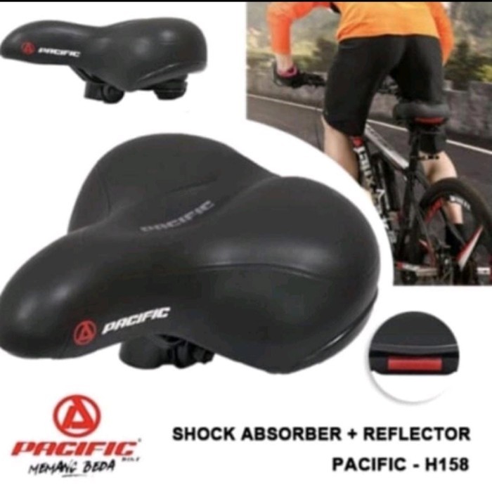 BEST -JOK SADEL SEPEDA LIPAT/CTB/MTB PACIFIC ORIGINAL, LEBAR,KUAT,DAN EMPUK