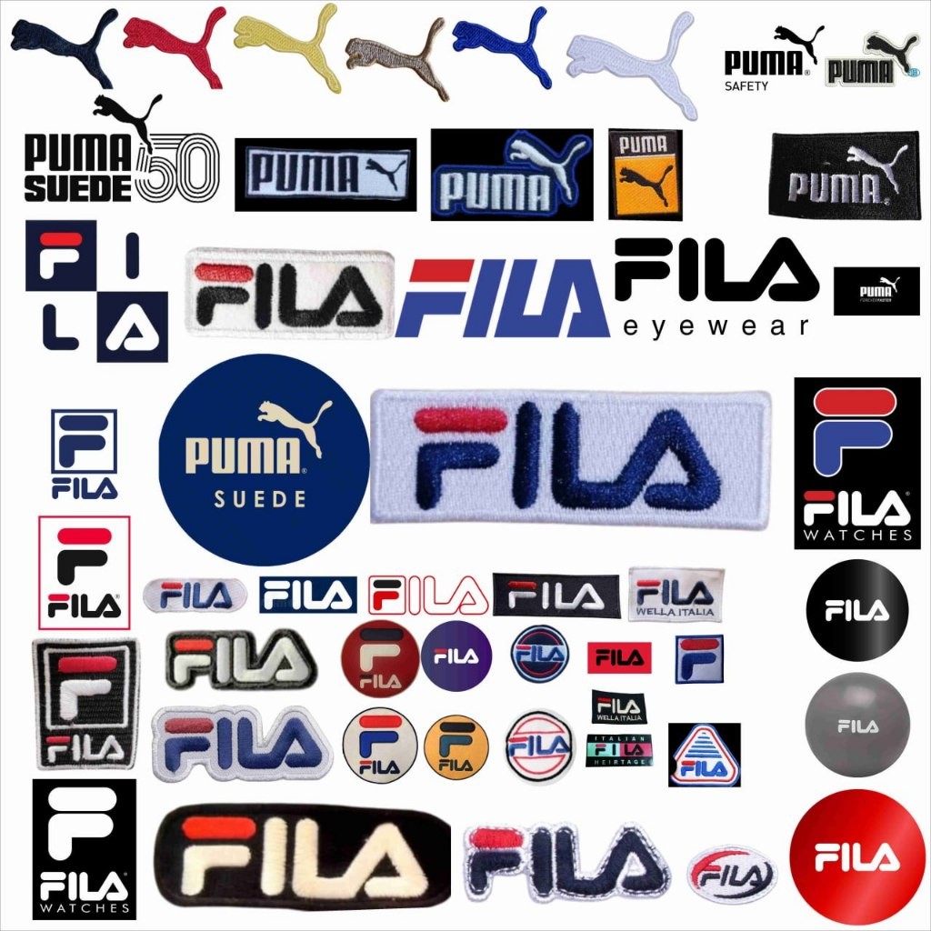 SPORTPATCH Fila&Puma Bordir Logo Emblem Embroidery