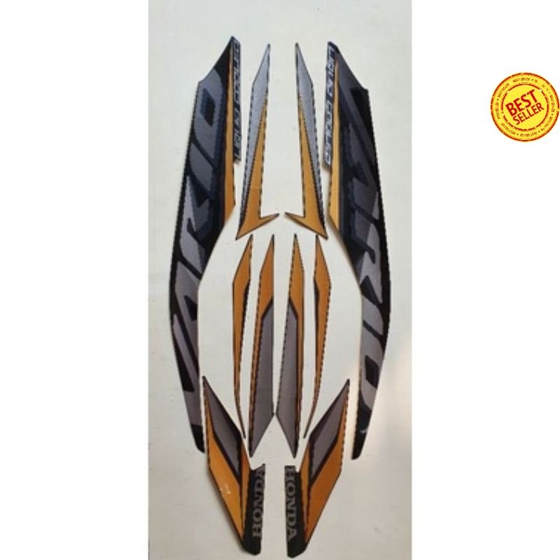 striping sticker lis body honda new vario techno 125  iss led fi cbs 2021 2022 biru doff