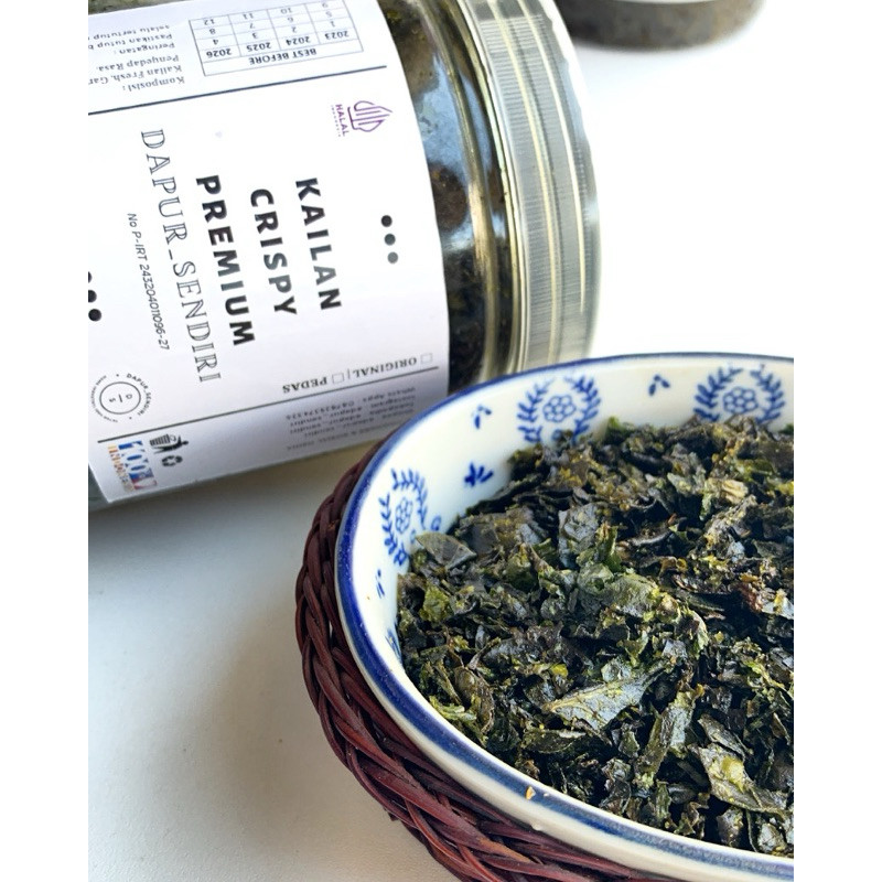 

KAILAN CRISPY KEMASAN 100g, 300g dan 5kg