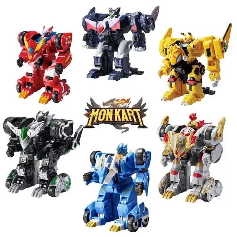 Monkart Transformation Robot Moncha Pixie Vasper MEECARDS Bitroid Zero Draka Rarrken Leo Megaroid  A