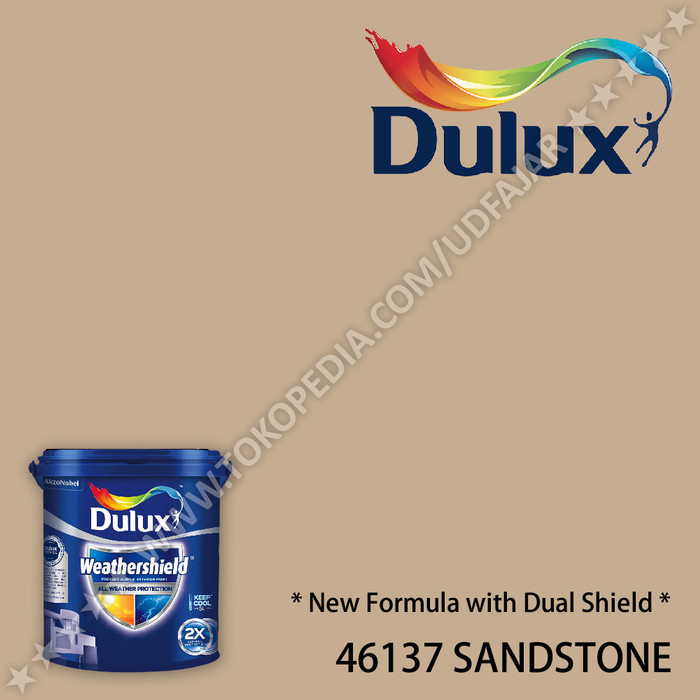 Dulux Weathershield 46137 Sandstone - 2,5lt - Cat Tembok Eksterior