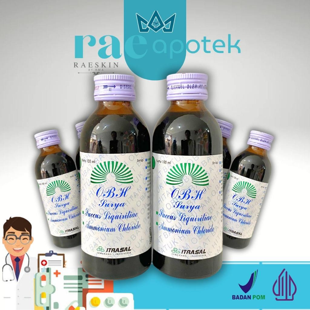 OBH Surya Itrasal Sirup untuk Mengobati Batuk Berdahak (100 ml)