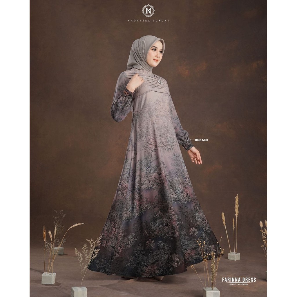 Gamis Motif Farinna Dress By Nadheera