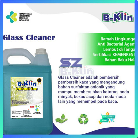 Cairan Pembersih Kaca Bklin B-Klin Glass Cleaner 5 Liter