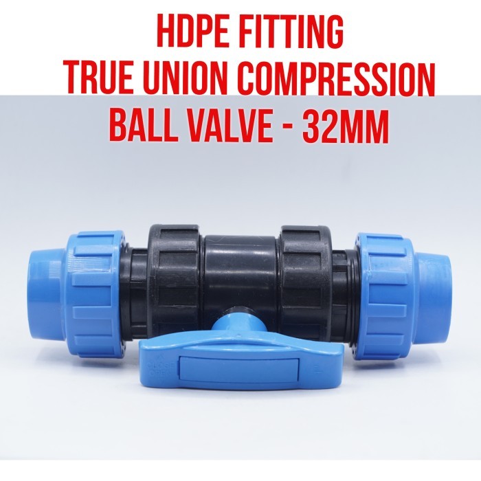 THNK Coupler 32mm 32 mm 1" 1 inch Stop Kran Keran HDPE Sambungan Pipa Socket Fitting |  Coupler PP T