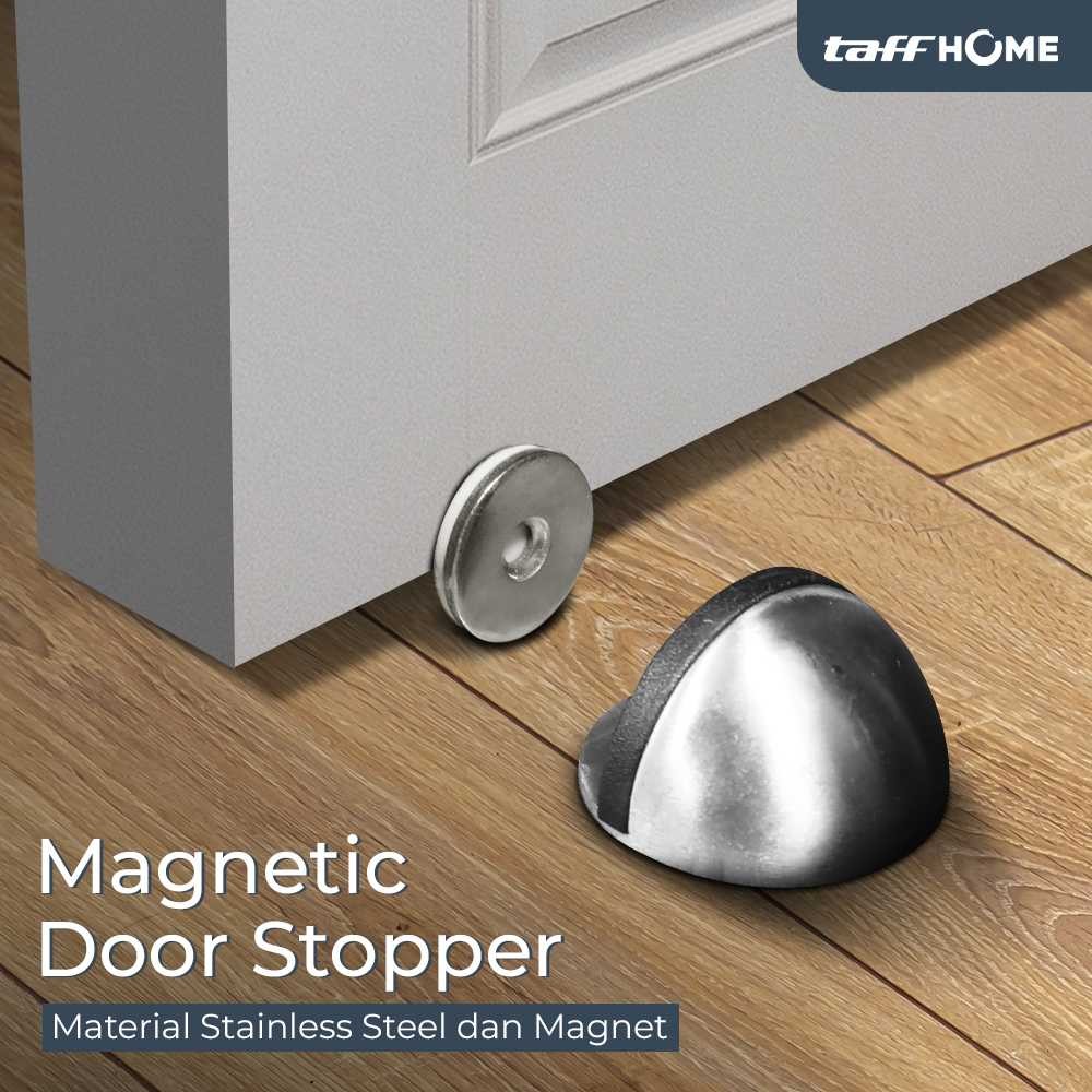 

TaffHOME Penahan Pintu Anti-Collision Magnetic Door Stopper - DS-09