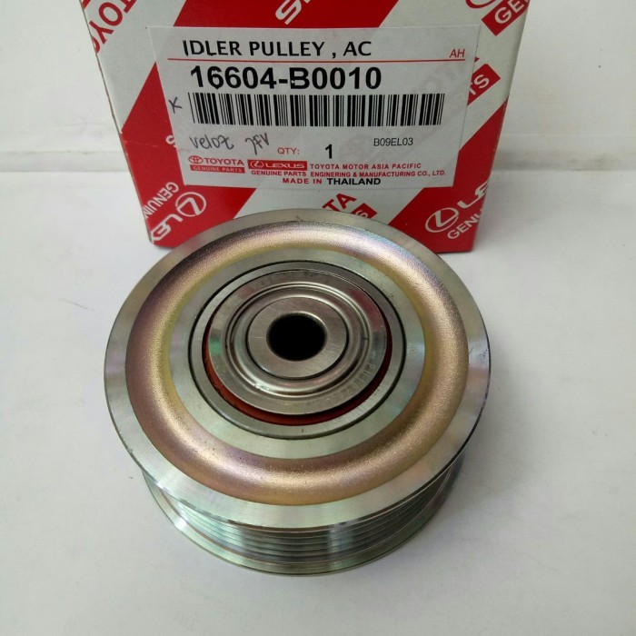 PULLY PULLEY PULI POLI TENSIONER AC NEW AVANZA VELOZ 6PK 16604-B0010 BARU