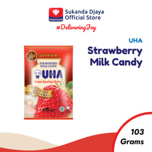 

UHA Strawberry Milk Candy 103 gr