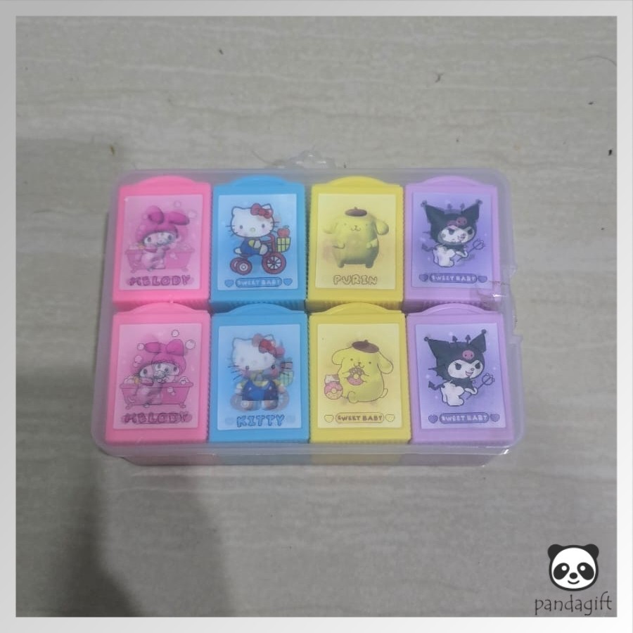

Penghapus Magic Box Eraser Sanrio Kuromi Melody Cinnamonroll - GG0487