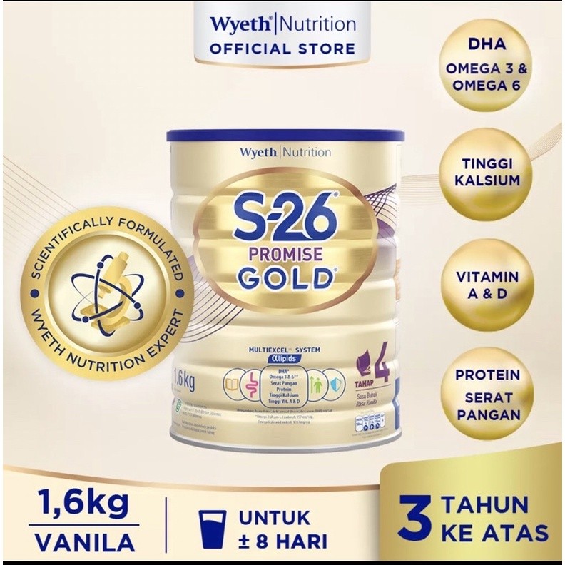S26 S-26 Promise Gold Tahap 4 1.6kg