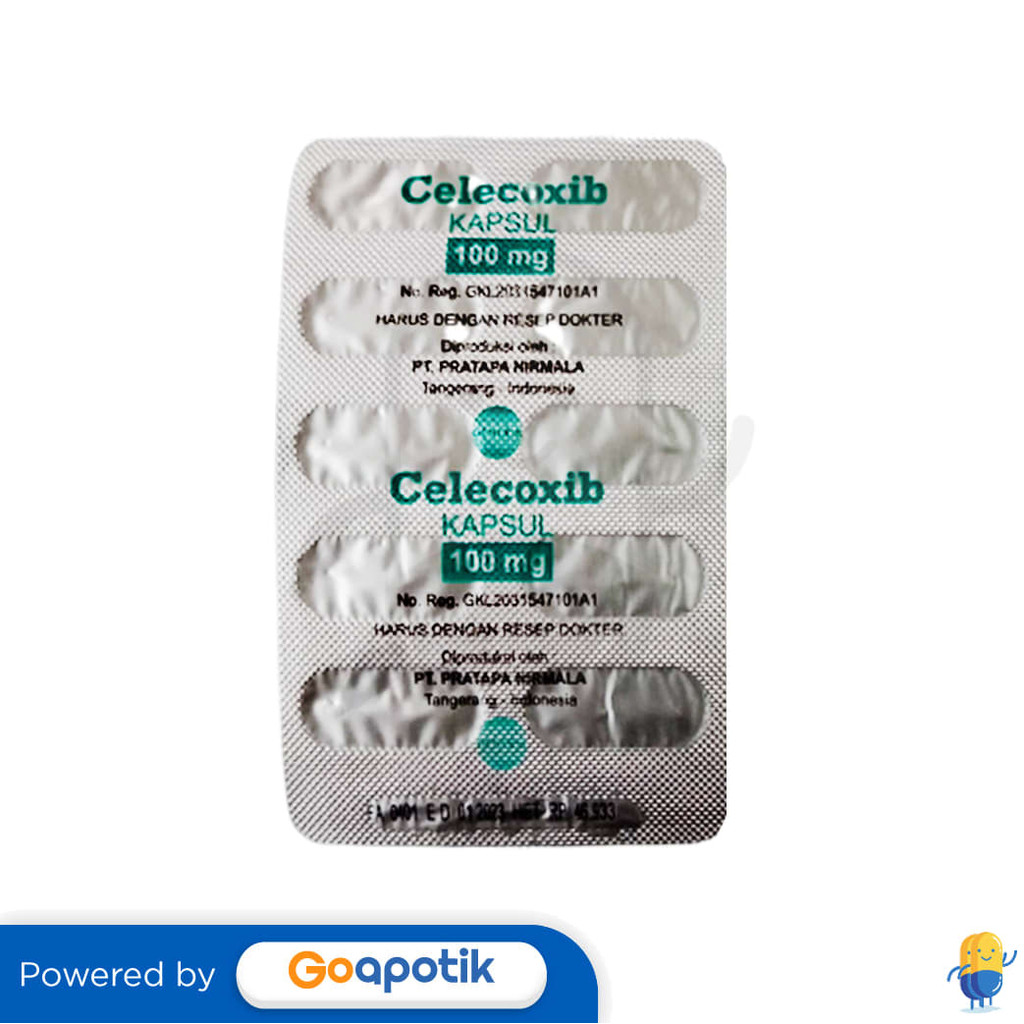 Celecoxib Pratapa 100 Mg Strip 10 Kapsul