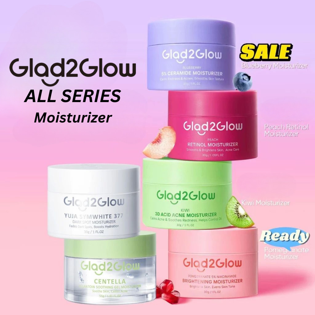 Moisturizer Glad2Glow Pomegranate Niacinamide Brightening Moisturizer 30g Glad2Glow Moisturizer Menc