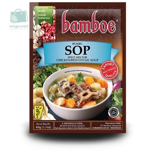 

Bumbu Bamboe Sop mirga mart