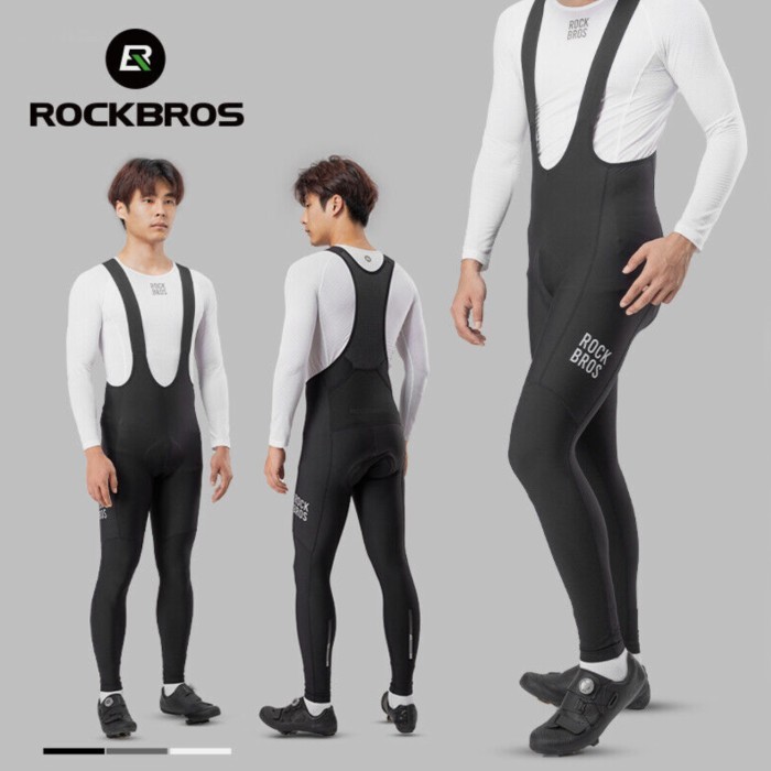 ROCKBROS Xtra Large Bicycle Pants Winter Warm Breathable Shock Absorbtion Cycling Tights Celana Panj