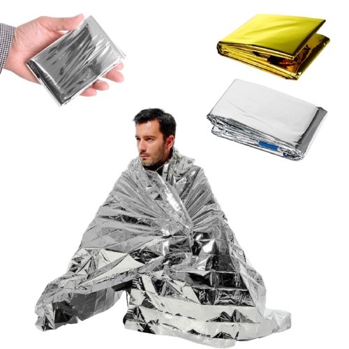 

[CoD] Emergency Blanket / Selimut Darurat / Thermal Blanket Aluminium Foil untuk Survival Kit XX!