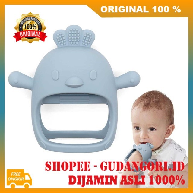 PASSCOOL Baby Teether Toys Silicone Chewable Hand Breast Feeding ORIGINAL