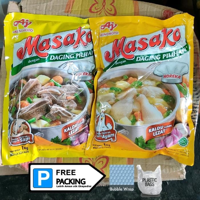 

[[Best Promo]] Masako Ayam / Sapi 1kg Kaldu Penyedap Rasa GROSIR - Ayam