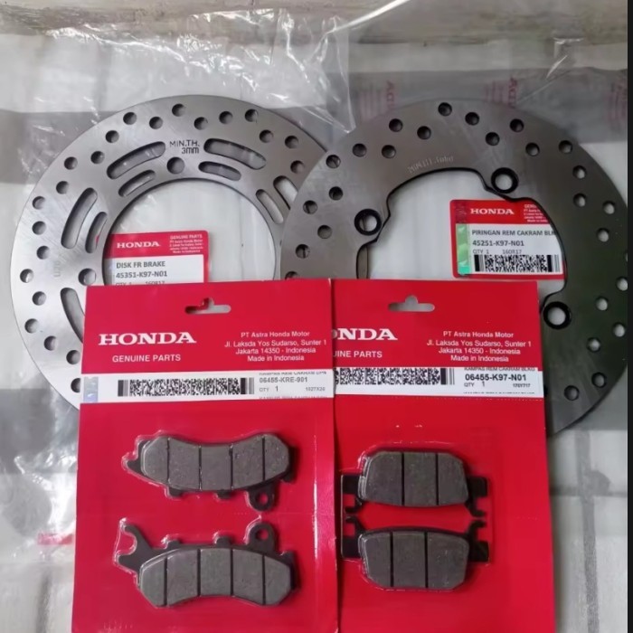 piringan cakram depan belakang pcx 150 kampas rem depan belakang pcx 150