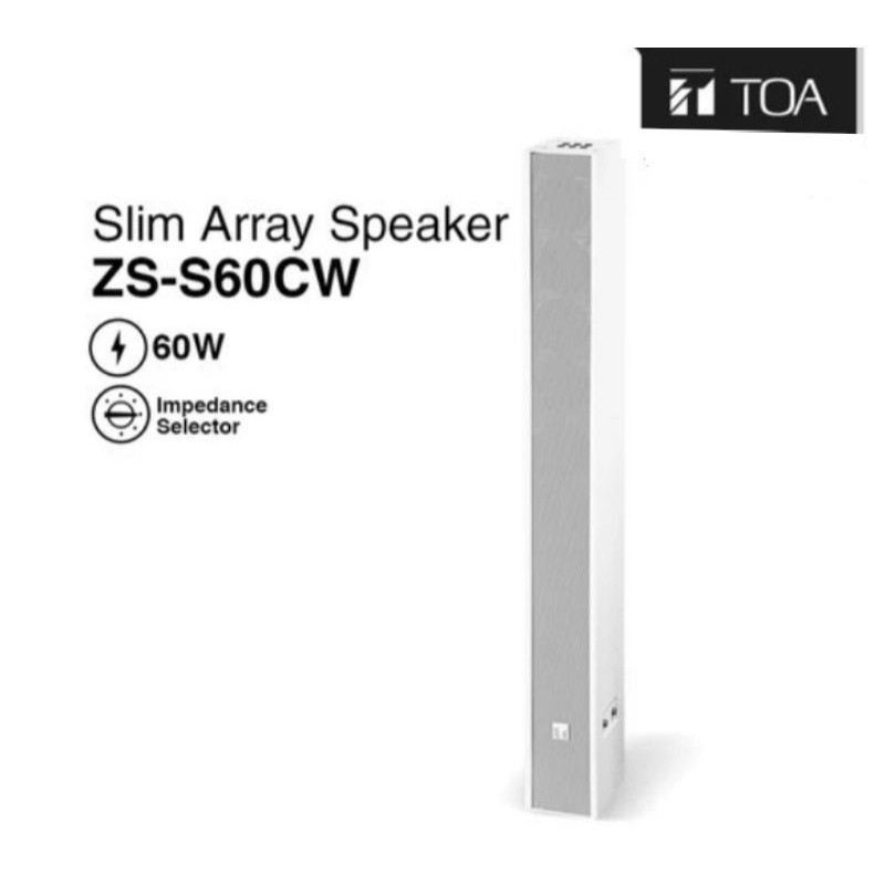 Speaker TOA Slim Line Array ZA S60 CW Original