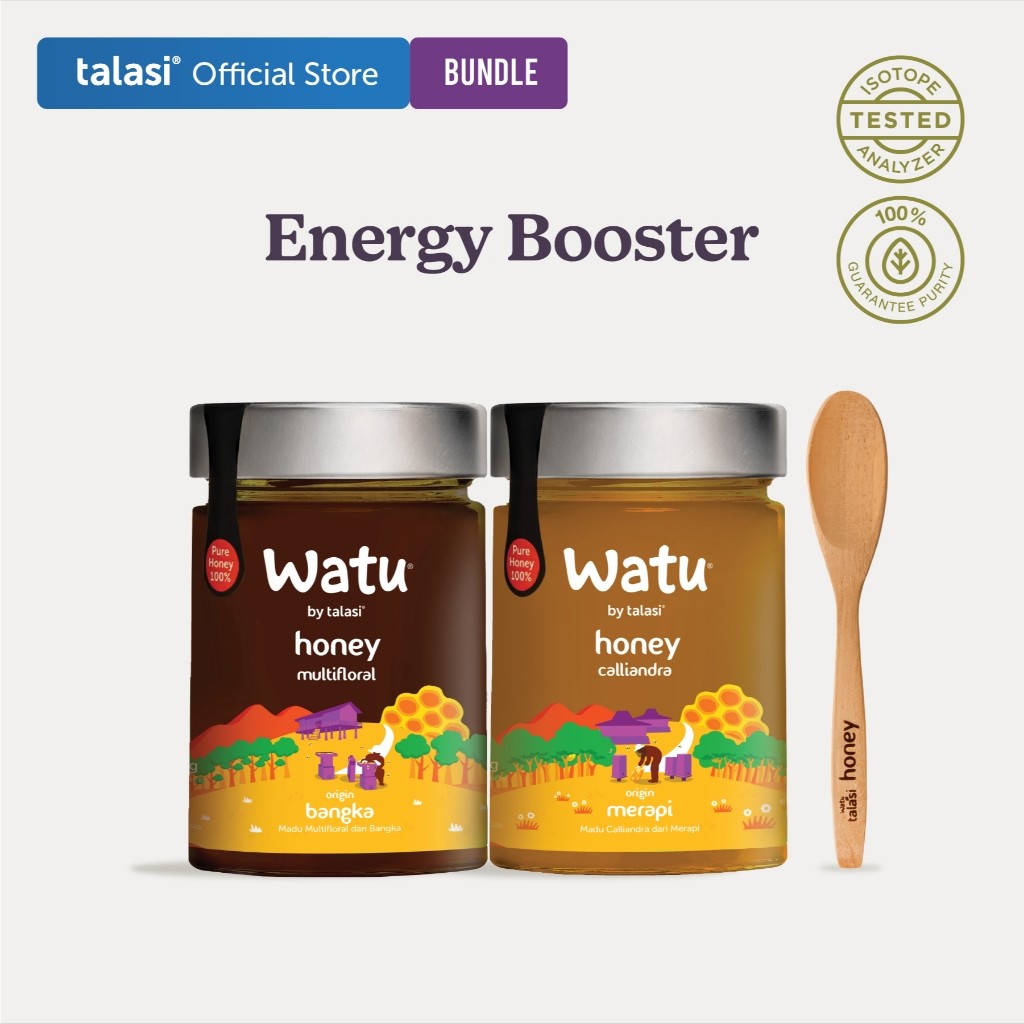 

Energy Booster - Merapi & Bangka, Watu Honey Bundle