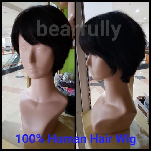 Wig Asli 100% Human Hair