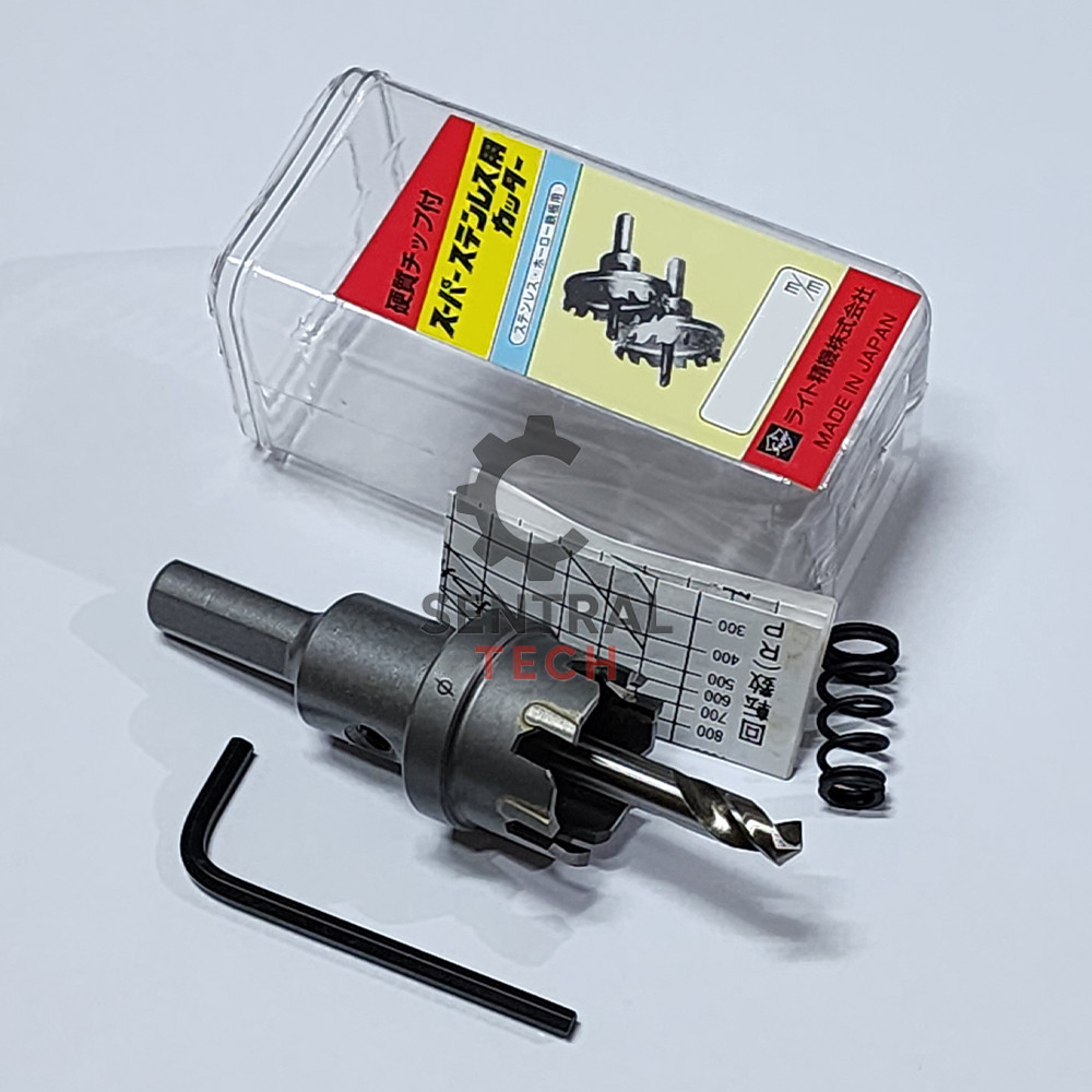 MATA BOR HOLESAW TCT 17MM MADE IN JAPAN / MATA BOR HOLESAW STAINLESS STEEL 17 MM JAPAN