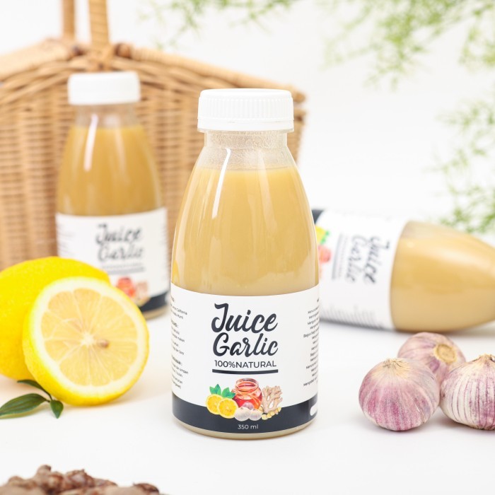 

Jus Bawang Putih Tunggal, Lemon California, Cuka Apel, Jahe Merah, Madu Murni - Detox Garlic Juice Herbal 350ml