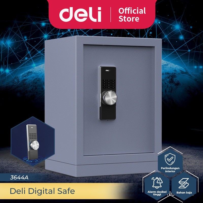 Deli Brankas Uang / Brankas Digital Password Kunci Manual 3644A