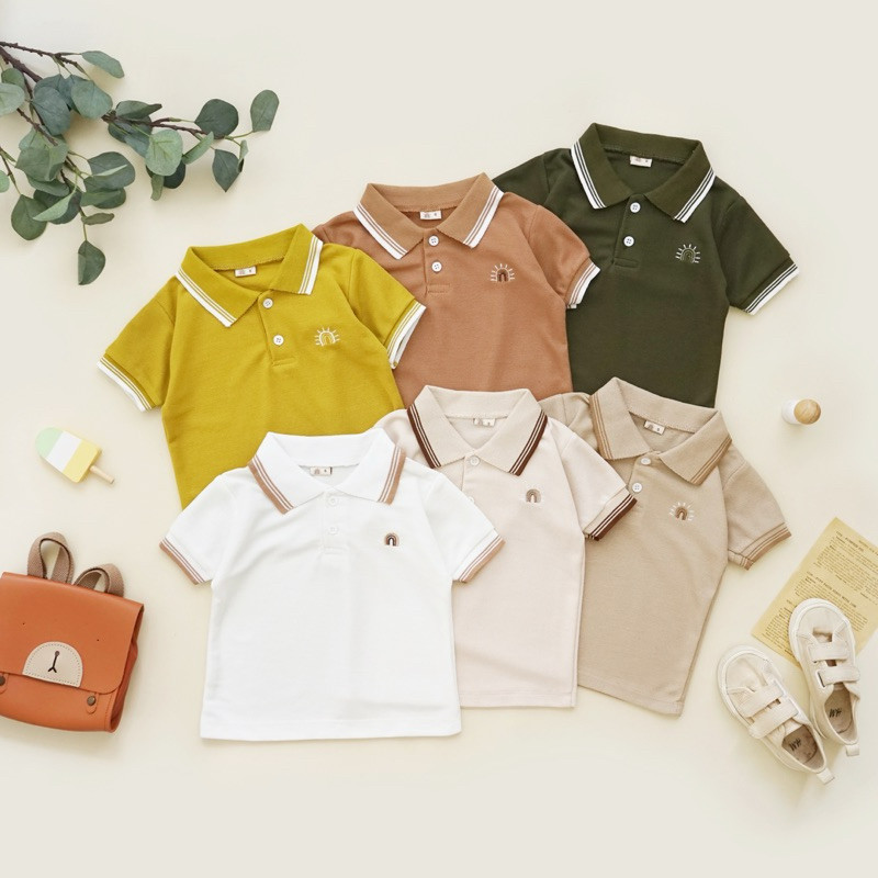 FAGRES_SHOP ZANE TOP - Promo 5.5 Kaos Polo Anak Lucu Unisex