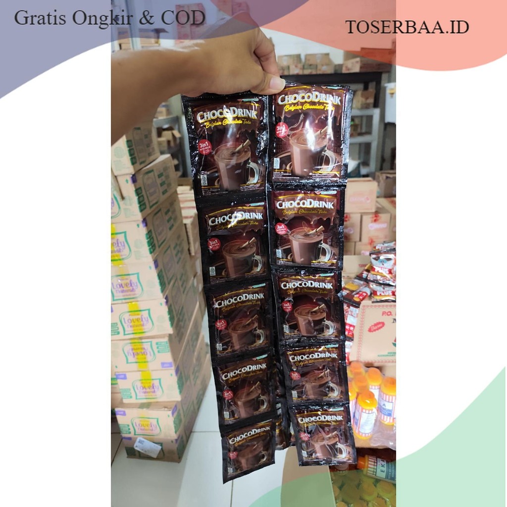 

Paket Chocodrink Minuman Coklat Isi 2 renteng chocodrink 20pcs