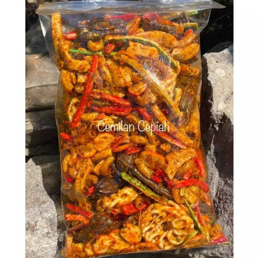 

kerupuk seblak campur mix/seblak campur seblak beton/kerupuk jengkol/kerupuk rafael/basrengviral