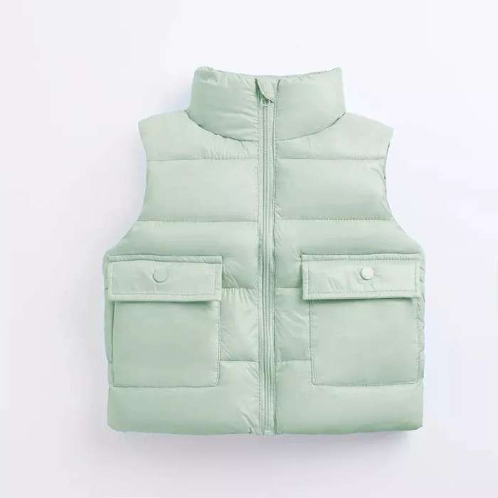 Rompi Anak Laki laki perempuan Anti Angin - Hijau Soft Mint, XL ,,, RHN