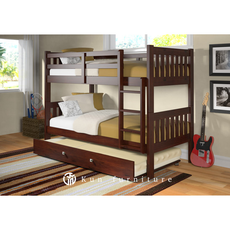 Ranjang Tingkat Minimalis Jati – Tempat Tidur Susun Anak & Dewasa