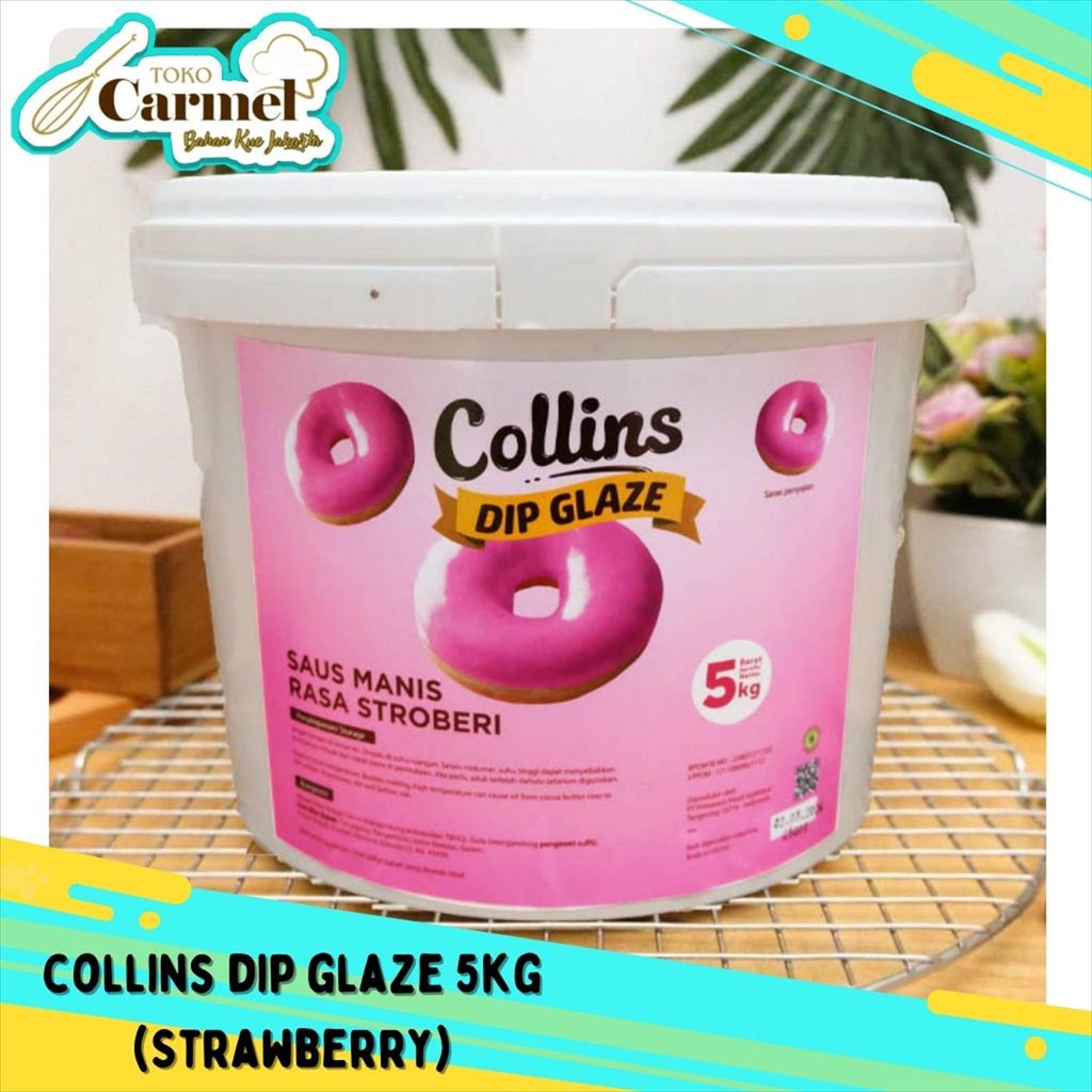 

RB Collins Dip Glaze 5kg - Topping Dipping Glaze Aneka Rasa Chocolate Tiramisu Milk Green Tea