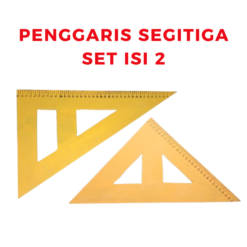 

PENGGARIS SEGITIGA SET ISI 2 SHB / PENGGARIS SEGITIGA 2PCS