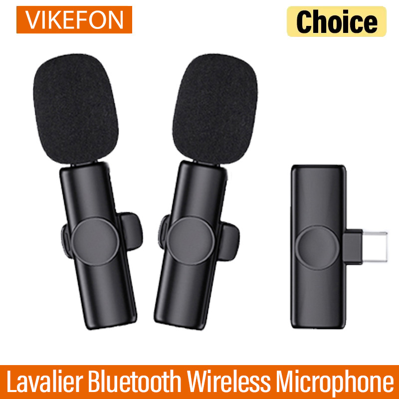 Microphone Wireless Lavalier Microphone for Live Streaming/YouTube/TikTok/Facebook Live Noise Reduct