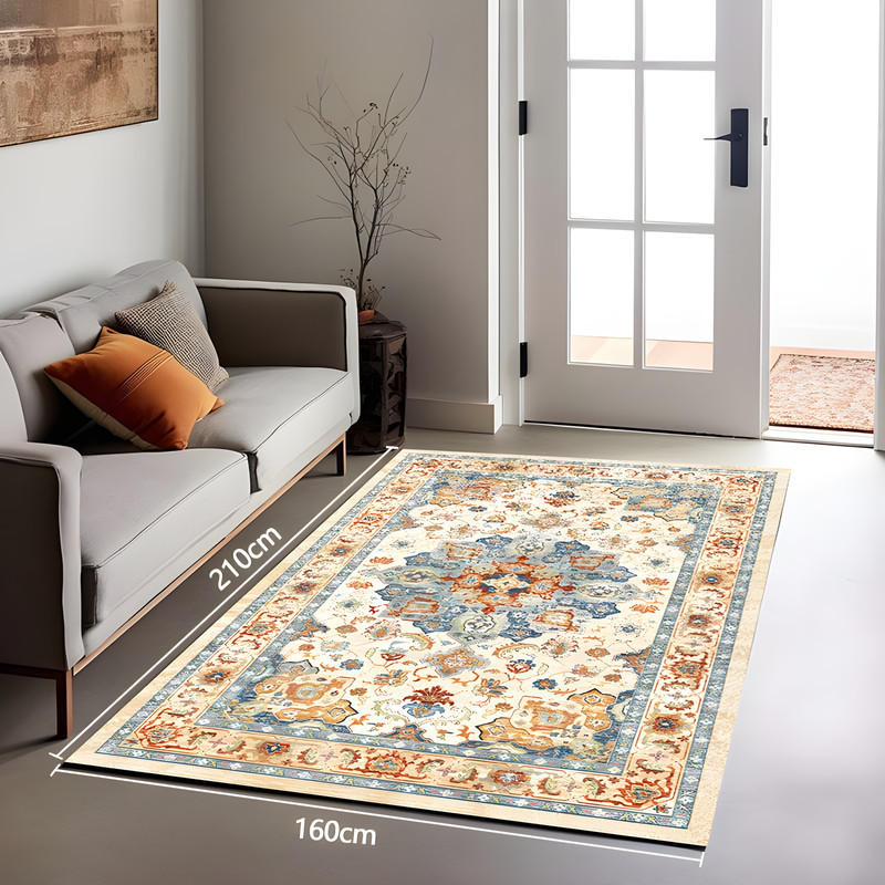 Karpet Lantai Eropa  160CM x 210CM / Karpet Turkey Bermotif/ Tikar Karpet ruang Tamu / Karpet Busa M