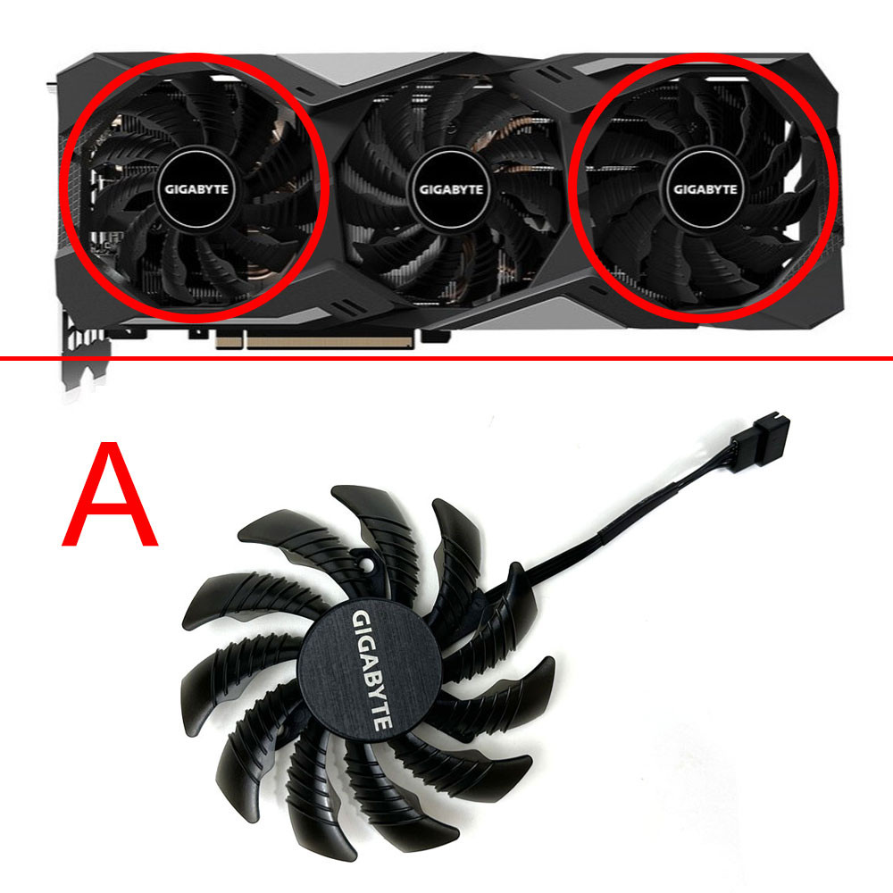 NEW Cooling 78MM 4PIN PLD08010S12HH RTX2060 Super Gaming for Gigabyte RTX 2060 2070 2080 RTX 2080 Ti