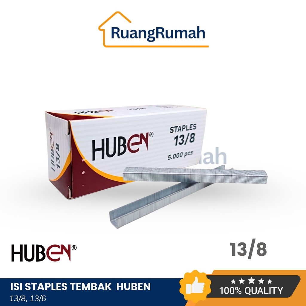 

(Grosir) HUBEN Isi Staples Tembak Gun Tacker13/8 Kuat Tajam